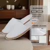 Chinelos Descartáveis de Veludo Coral para Hotel e Uso Doméstico, Espessados e Ampliados, Antiderrapantes para Convidados, Suprimentos de Viagem Atacado