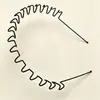Diadema Ancha y Gruesa para Lavado de Cara, Diadema Metálica Ondulada de Moda para Hombres y Mujeres, Adecuada para Hombres con Cabello Largo, Venta al por Mayor