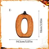 Decoraciones de Madera de Doble Capa con Letras de Halloween 'Boo' Adornos Creativos para Estanterías Decoraciones de Escritorio Ambiente Festivo Accesorios