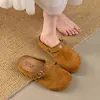 Zapatos de exterior para mujer estilo Birkenstock de suela gruesa retro, nuevo modelo 2026, estilo páramo, color versátil marrón café, sandalias de mujer con hebilla