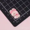 Accesorios de resina transparentes de chica de la jungla de dibujos animados Pegamento de crema DIY Imanes para refrigerador Accesorios para el cabello Llavero de zueco Parches