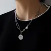Colar Personalizado Spice Girl Doce Cool Feminino ins Hip Hop Tendência Cool Aço Titânio Pingente Pequeno Príncipe Acessórios para Suéter de Segurança de Boate