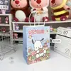 Nova Coleção Original de Sacolas de Presente, Embalagem de Presente para Meninas Fofas, Armazenamento, Sacola de Papel Kraft Portátil para Presente
