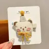 Pinza para el pelo de bebé estilo coreano con conejito Accesorios para el pelo para niños Pinza lateral para flequillo y pelo suelto de niña Tocado para niñas