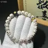 Pulsera Auténtica de Semillas de Bodhi Estrella y Luna de Hainan, Pulsera Blanca Natural de Alta Densidad, Semillas de Bodhi para Año Nuevo, Cuentas de Oración Budistas de Círculo Único
