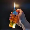 Encendedor Extra Grande Mismo Estilo de Douyin, Gran Capacidad, Engrosado, Antiexplosión, Encendedor Desechable Duradero para Tiendas de Conveniencia del Hogar