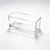 Tanque de vidrio hidropónico simple para plantas, contenedor rectangular, recipiente ovalado, planta verde, nenúfar, hierba de San Juan, jarrón para cultivo en agua