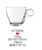 Tazas de Té de Flores Gruesas Resistentes al Calor para Exportación, Tazas de Té para el Hogar, Vasos para Cerveza, Tazas de Café, Vasos de Vidrio con Asas, Venta al por Mayor