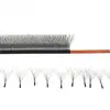 Venta Directa de Fábrica Pestañas Trenzadas en Forma de W Semiacabadas Pestañas Yy Cabello Natural Suave y Denso Pestañas Postizas Injertadas Arregladas Densamente