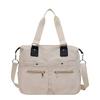 Bolso de Mano Casual de Gran Capacidad Ligero Repelente al Agua Bolsa de Tela de Nylon Bolso de Mano de Moda para Viajes Diarios de Mujer Bolso de Moda para Mujer