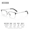 Montura Cuadrada Retro Montura de Titanio Cara Grande para Hombre 26010 Montura de Titanio Puro de Alta Calidad Montura de Ceja Gafas Danyang Miopía
