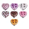 Decoración de Cuentas de Leopardo Estrella Amor para Cadena de Teléfono Móvil Llavero Collar DIY Accesorios de Joyería Venta al por Mayor