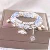 Pulsera Estudiante Pulsera Wholesale Pulsera Infantil Con Cuentas Cristal Femenina Linda Estudiante BFF Niña Moda Princesa
