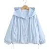 Roupa de Proteção Solar de Renda para Meninas, Estilo Leve de Verão, Nova Moda de Verão 2026, Camisa Estilosa com Proteção UV para Crianças, Ar Condicionado