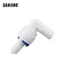 Conector de engate rápido para purificador de água 6062 atacado, dente de rosca 1/8 para 3 tubos, adaptador de entrada de água tripla para carcaça de membrana 1812