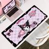 Mouse Pad Desenho Animado Kurome Grande Pad para Mesa de Computador Pad de Jogo Borda Antiderrapante Espessado Pad para Mesa de Internet Cafe E-Sports