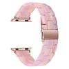 Resina Natural Adecuada para S11/12 Apple Iwatch345678910 Correa de Reloj Ultra Transparente de Tres Piezas