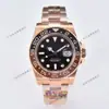 Rolex Série Datejust Submariner Mecânico Aço Inoxidável Luminoso À Prova D'água Modelos Verde e Preto Pulseira de Aço Relógio Masculino Comércio Exterior