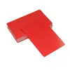 Placa de Aluminio Delgada Cuerpo Grabado con Láser Marcado con Láser Grabado Regulable Tarjeta Aleación de Aluminio Tarjeta de Presentación Prueba Placa de Nombre Metálica en Blanco