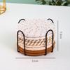 Utensílios de Mesa Algodão Escandinavo Corda Trançada Jogo Americano Tapete para Caçarola Mesa de Jantar da Cozinha Tapete Isolante Espessado Coaster Trançado de Fio de Algodão Redondo