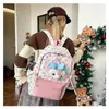 Mochila Nova 2026 Desenho Animado Boneca Fofa Ensino Fundamental Estudante Universitário Bonita Mochila Repelente à Água Tendência