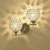 Tira de luz LED de cristal para pared interruptor de luz lujo creativo simple moderno nórdico dormitorio mesita de noche sala de estar pared de fondo