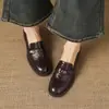 Zapatos Transfronterizos con Lazo de Pedrería 33-43 Talla Grande con Tacón Grueso de 5 cm, Zapatos de Tacón Medio Bajo para Mujer Primavera y Otoño 2026