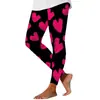 Exclusivo Transfronterizo Estampado Digital 3D Patrón de Corazón Estilo Europeo y Americano Pantalones de Mujer Verano Delgados Cortos para Mujer Personalizables con Imágenes