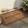 Felpudos de Entrada de Palma de Coco Imitación Extranjera Transfronterizos para Uso Doméstico, Alfombra Exterior que Raspa la Suciedad sin Lavado, Felpudo