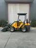 Cargador Compacto de Ingeniería Municipal, Pinza para Troncos con Ruedas para Limpieza de Nieve en Carreteras, Cargador Pequeño Multifuncional, Suministro Directo del Fabricante