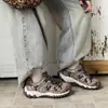 Zapatillas casuales, diseño versátil, adecuadas para actividades al aire libre y senderismo, nueva parte superior de malla, suela gruesa, estilo robusto, transpirables y ligeras, perfectas para el otoño