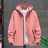 Chaqueta Softshell Esencial para Exteriores Estilo Americano Wugong Mountain para Hombres y Mujeres, Chaqueta Funcional de Trabajo para Parejas con Cuello Alto y Capucha