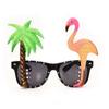 Gafas de fiesta de playa de Hawái bola fiesta de cumpleaños vaso de cerveza Flamenco piña palmera gafas de coco