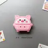 Muebles de Cerdito Resina Llavero DIY Accesorios Funda de Teléfono Bolsa Pinza para el Cabello del Coche Pegatina para Nevera Pegatina de Cerdito