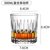Copo para Beber Whiskey Puro, Copo Clássico Doméstico para Licores, Copo de Bar, Vidro de Cristal, Taça de Cristal