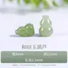 Colgante de Jade Hetian Natural Esmeralda Ping An Kou Collar con Cordón Tejido a Mano Colgante Pulsera Colgante de Cristal de Jade