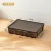 Caja de Almacenamiento de Plástico Transparente Multifuncional para Documentos A4, Portatarjetas, Organizador de Libro de Registro del Hogar, Organizador de Documentos al por Mayor