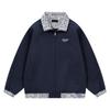 Estilo americano retro xadrez falso duas peças lapelas jaqueta masculina primavera e outono rua solto casual unissex casaco para homens e mulheres