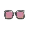 Gafas de Sol Disco Cuadradas Multicolores Nuevas Incrustadas de Diamantes Gafas de Sol de Moda Transfronterizas Europeas y Americanas Gafas de Disco Retro de Moda