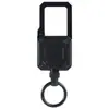 Chaveiro Retrátil de Puxar Fácil com Cordão Multifuncional para Viagens ao Ar Livre, Fixação Portátil em Mochila, Cordão Magnético Anti-Perda