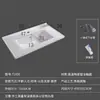 Lavabo integrado de cerámica de alta temperatura para baño de una sola cubeta, lavamanos, lavabo, fregadero, tocador