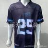 Camiseta de Fan del Club Americano con Estampado Completo, Cuello en V, Patchwork, Sublimación, Camisetas de Manga Corta de Poliéster Puro de Comercio Exterior, Camisetas de Regalo