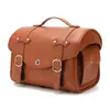 Bolsa para Baú Traseiro de Moto Bolsa Retro para Banco Traseiro Veículo Elétrico Couro Baú Traseiro ns125la Bolsa Traseira para Scooter Universal