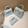 Bolso Kelly Segunda Generación Estampado de Palma 2026 Nuevo Bolso de Mano de Lujo para Mujer Bolso Cruzado Texturizado para Mujer