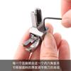211-14 211-15 doble corte alto y bajo voltaje bolsa de parche de pie pie prensatelas computadora máquina de coser plana 0.6 pie prensatelas de parada línea de prensado