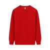 Sudadera de Cuello Redondo Ropa de Trabajo con Logo Estampado Moda Hombros Descubiertos Delgada de Manga Larga Uniforme de Grupo Uniforme Escolar Ropa de Trabajo Corporativa Bordar