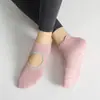 Meias de Yoga Antiderrapantes Profissionais Femininas de Algodão Puro Finas para Iniciantes Pilates Esportes Internos Respiráveis Fitness Meias de Dança