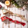 Nuevo Listón Estampado Rosa Cebolla Árbol Pequeño Navidad Listón de Satén Navidad Guirnalda Árbol de Navidad Decoración Listón para Arreglos