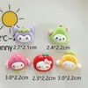 Acessórios de Resina de Frutas e Animais de Desenho Animado Pacote de Materiais para Headdress de Grampo de Cabelo Feito à Mão DIY Atacado Maçã