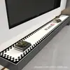 Alfombrilla de lujo de alta gama para mueble de TV, piel estampada, a prueba de polvo y manchas, adecuada para zapateros, vinotecas, aparadores y manteles